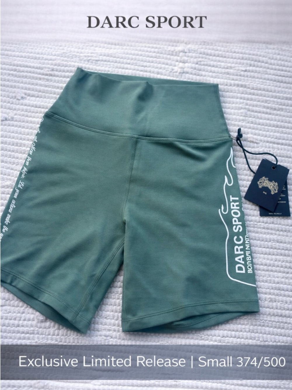 Darc Sport Norse Green Move Fast Energy Training Shorts Small Limited 374/500